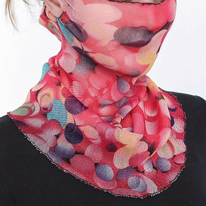 Colorful Polka Dot Scarf