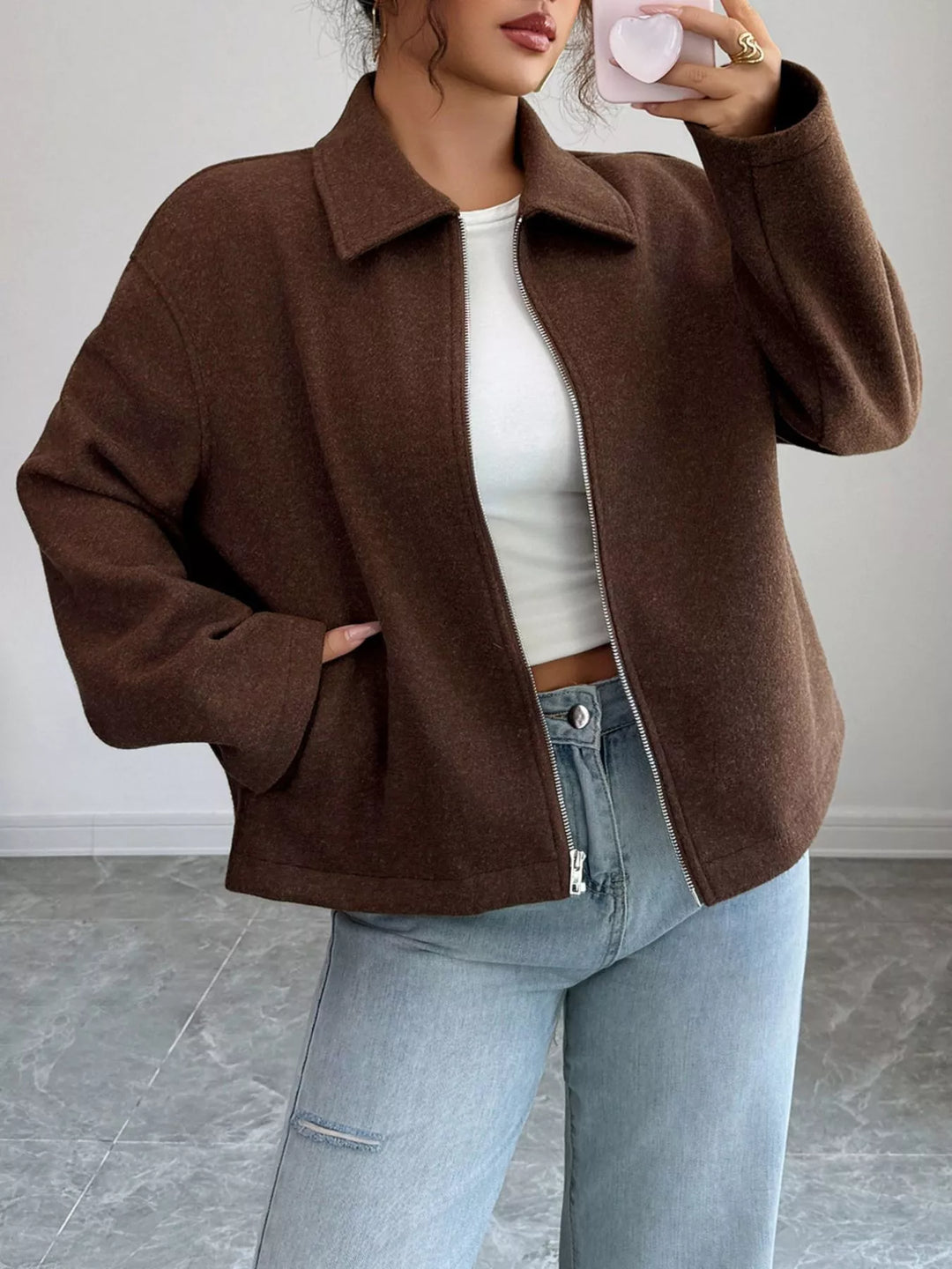 Casual Women's Zip Jacket - Alena