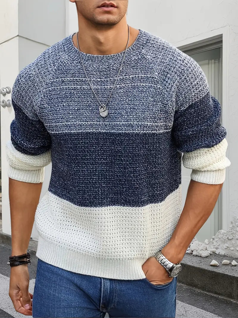 Brit & Boho™️ | The Orion Geometric Knit Sweater