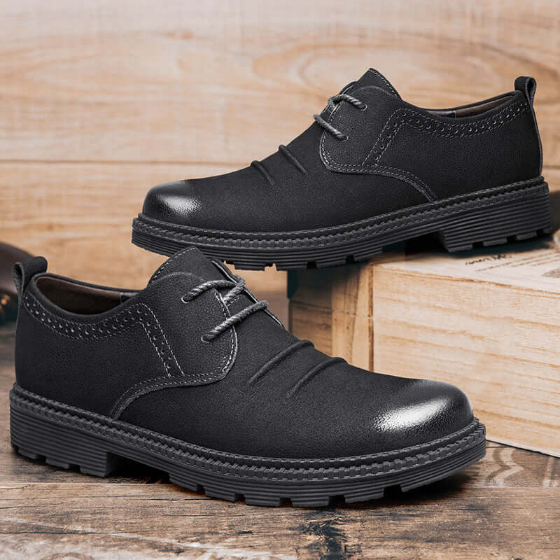 Men's Rugged Cargo Lace-Up Shoes, view 2 - Elena Harper