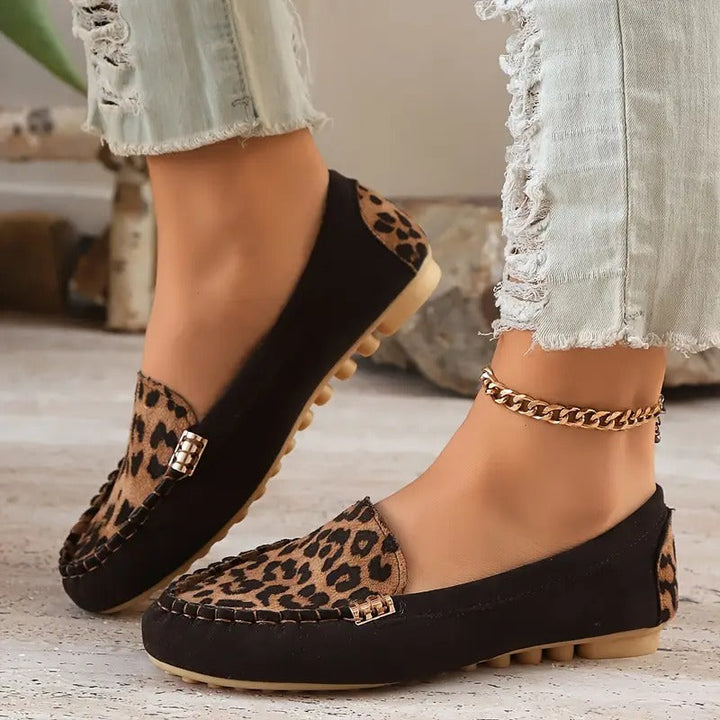 Comfortable Women's Slippers with Wild Leopard Print EB EB