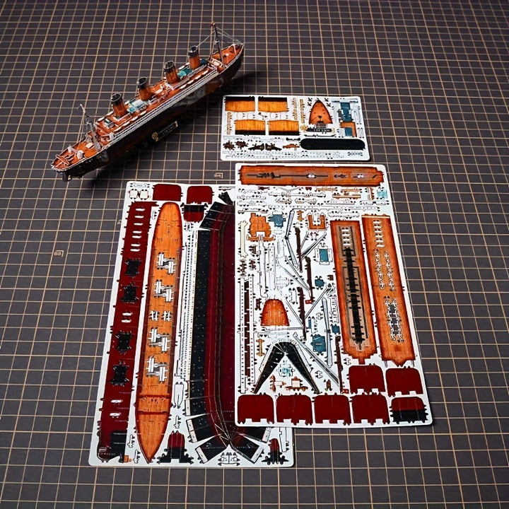 Titanic 3D Model Kit Intricate DIY Craft Project, view 7 - Elena Harper