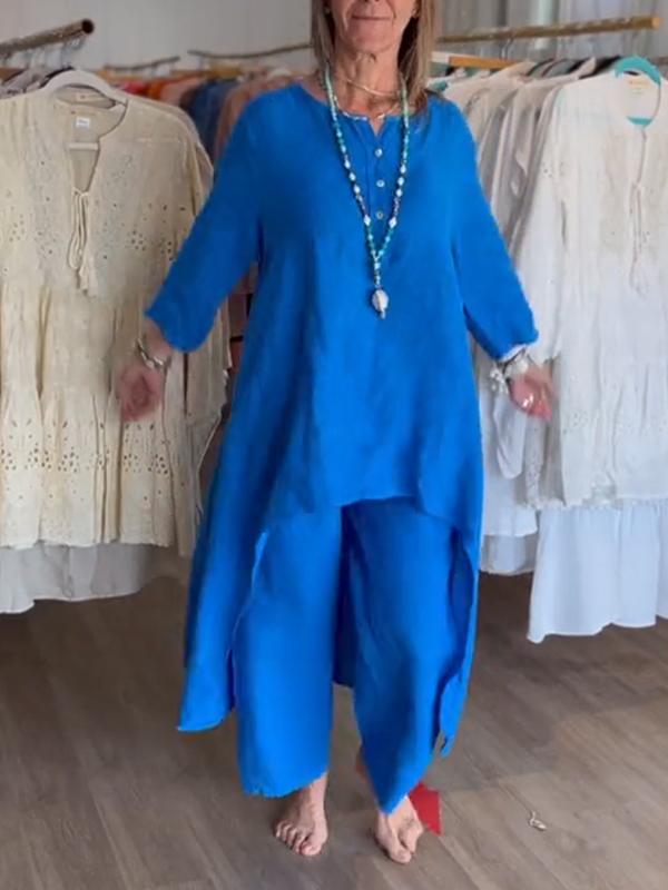 Caelira Casual Two-Piece Set for Women, view 6 - Elena Harper