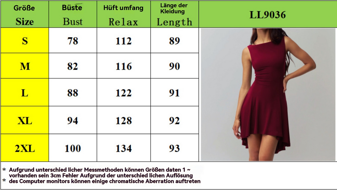 Sleeveless Dress with Collar Élara, view 8 - Elena Harper