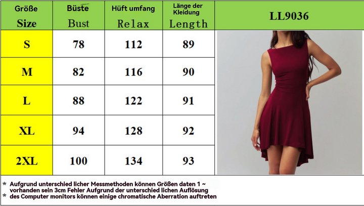 Sleeveless Dress with Collar Élara, view 8 - Elena Harper
