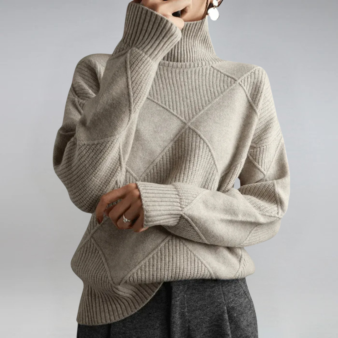 Lainey | Luxe Cashmere Turtleneck Sweater