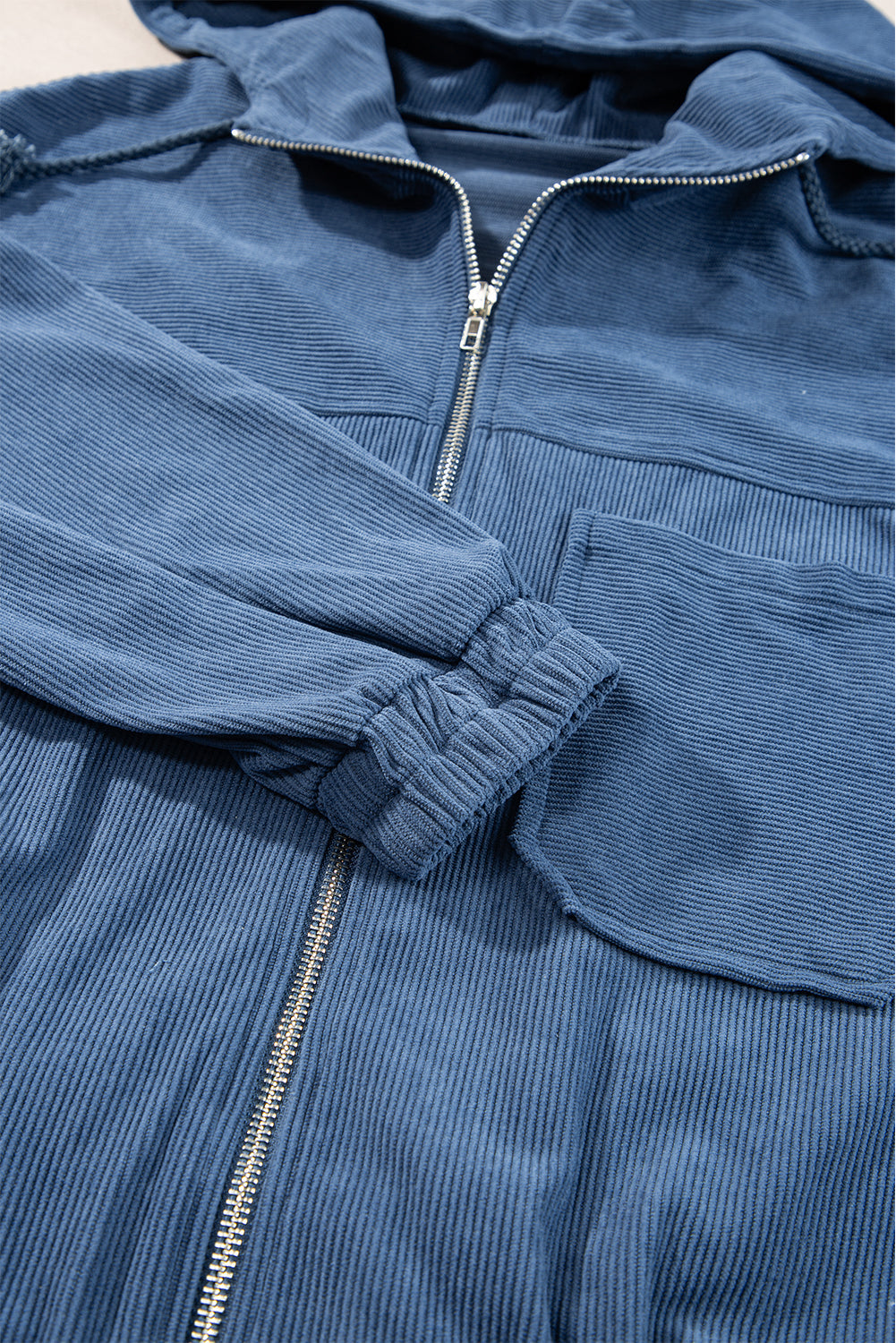 Fiona – Casual Corduroy Jacket with Hood for a Relaxed Style