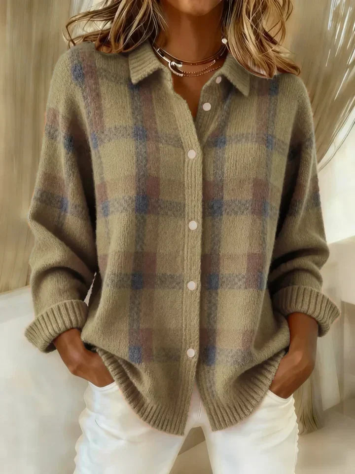 Victoria™  |  Casual Check Retro Sweater