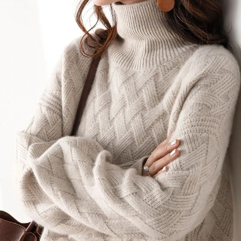Mandy | Soft and Luxurious Cashmere Turtleneck Sweater