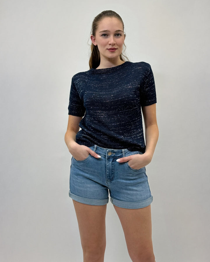 Ingrid™  |  Stretch soft luxurious fabrics Shorts Turn-up
