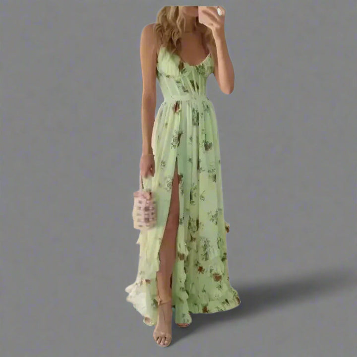 Nicole Chic Maxi Dress for Unforgettable Occasions - Elena Harper