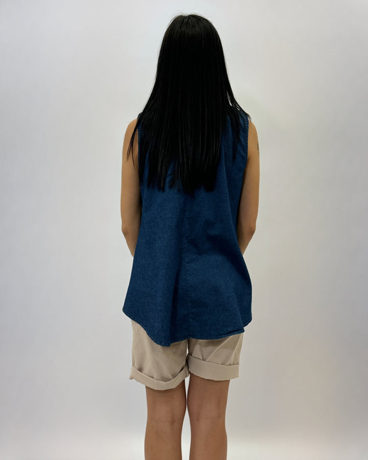 Lieke™  |  Sleeveless soft luxurious fabrics Top Neck