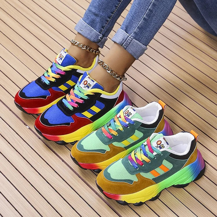 Isolina - Orthopaedic Rainbow Shoes