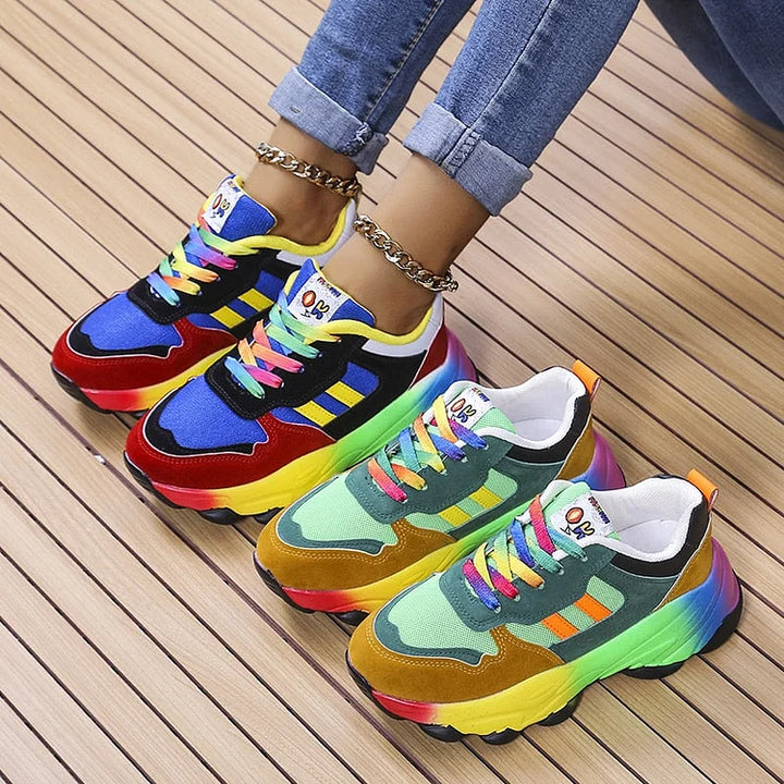 Isolina - Orthopaedic Rainbow Shoes