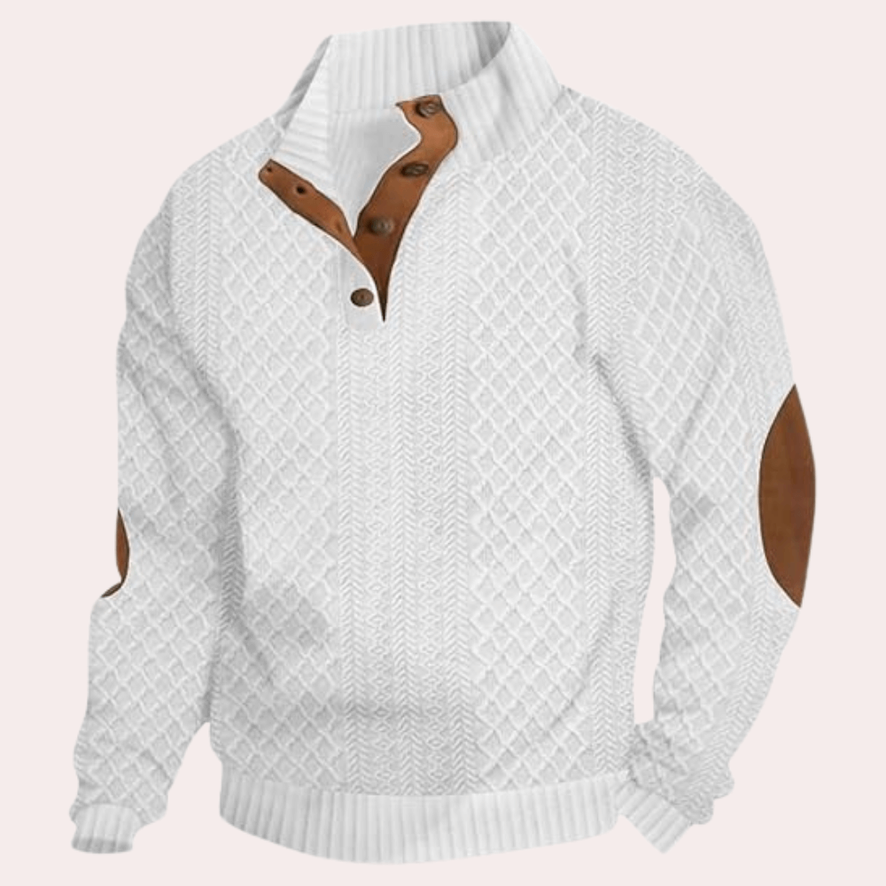 Men's Soft Knit Sweater, view 8 - Elena Harper