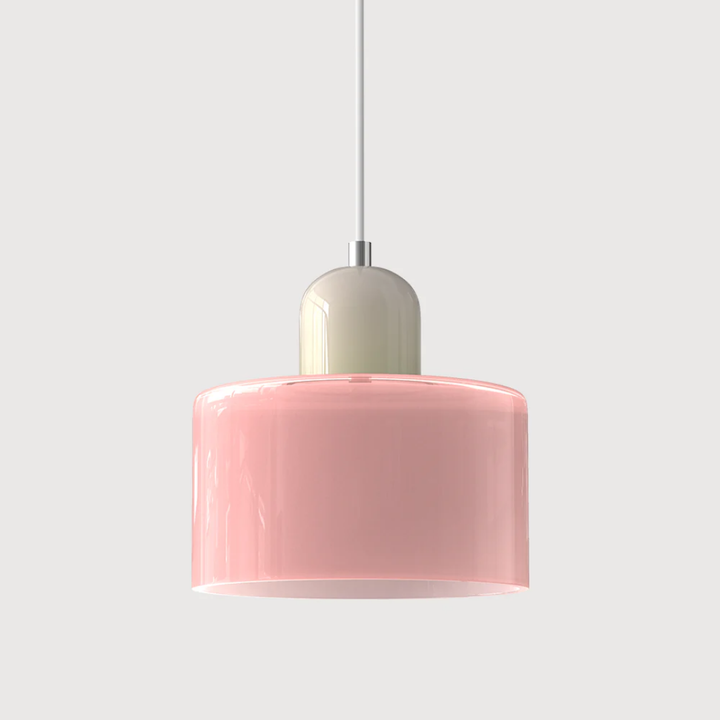 Retro Glass Pendant Lamp with Adjustable Cord