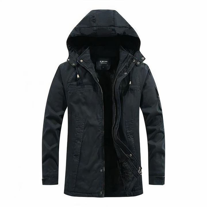 Nathen – Hooded Winter Jacket with Warm Lining