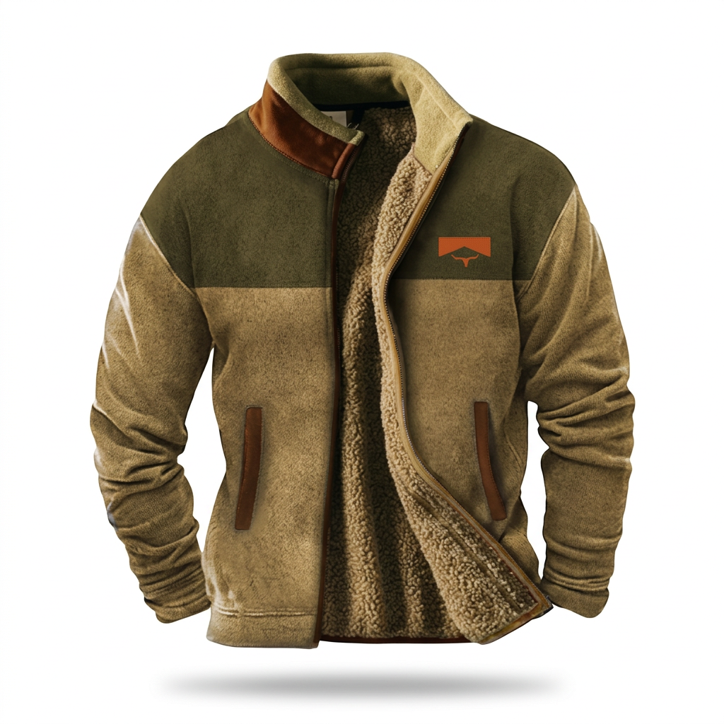 LAURENT MONACO | JACKET WITH INDIGENOUS PATTERN PRINT FOR MEN