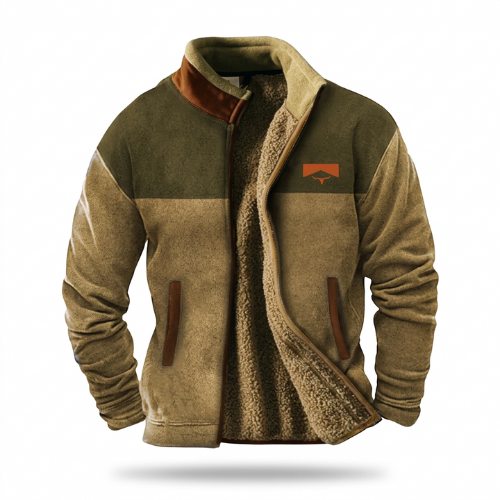 LAURENT MONACO | JACKET WITH INDIGENOUS PATTERN PRINT FOR MEN