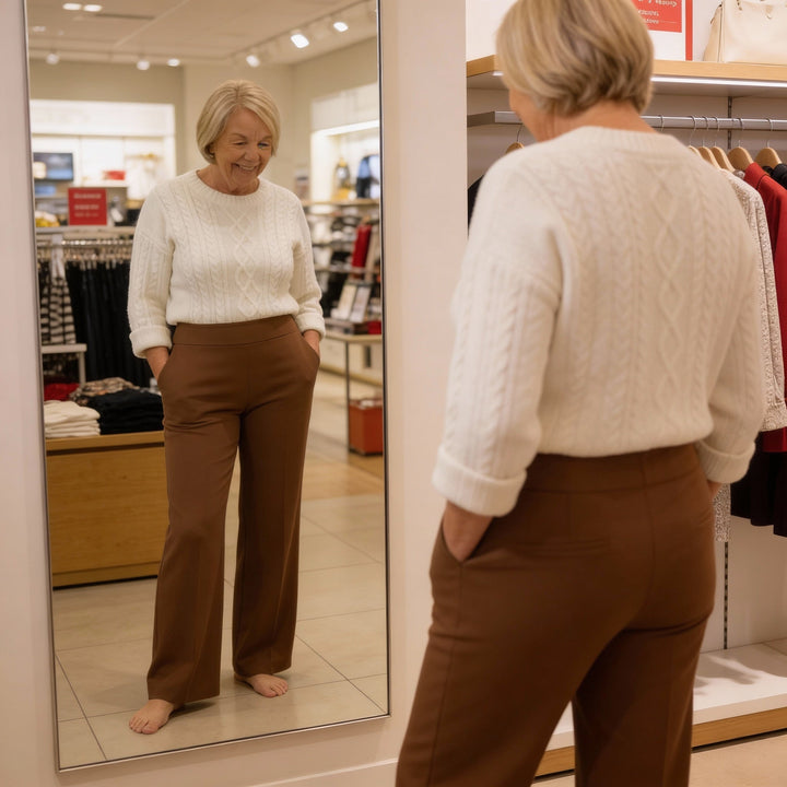 CHIC ELASTIC PANTS FOR WOMEN