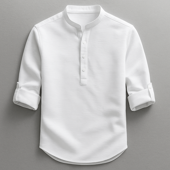 Classic Linen Shirt for Men - Elena Harper
