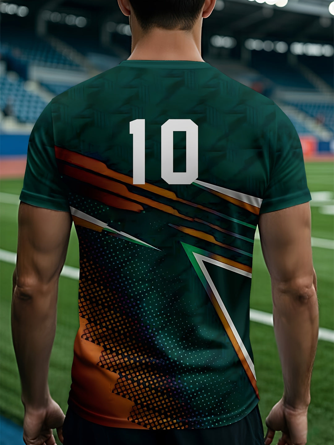 South Africa World Cup 2026 competition top by Emma & Rose Cape Town, navy blue athletic shirt with team logo and South Africa emblem