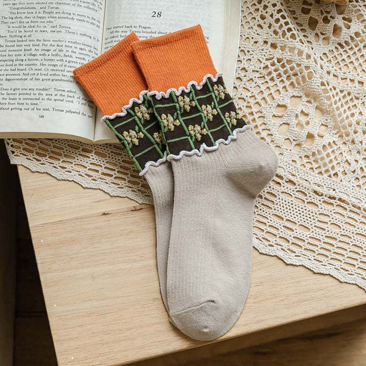 Vintage Floral Socks