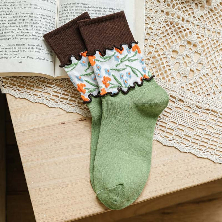 Vintage Floral Socks
