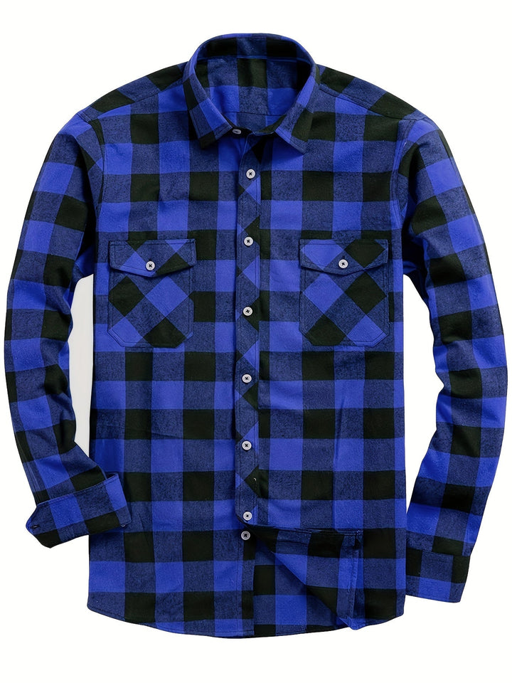 LAURENT MONACO | CHECKED SHIRT WITH BUTTONS FOR MEN