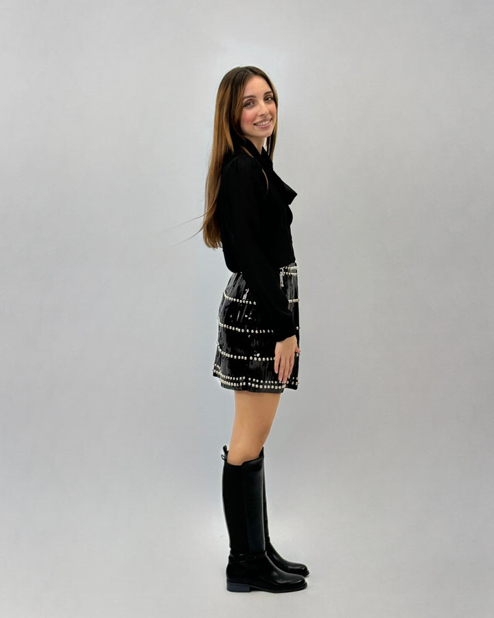 Kirsten™  |  Sequin Skirt Shine Effect