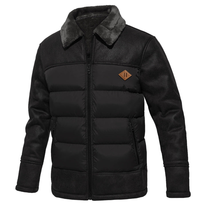 Alexandre - Elegant Vintage Down Jacket with Fur Collar