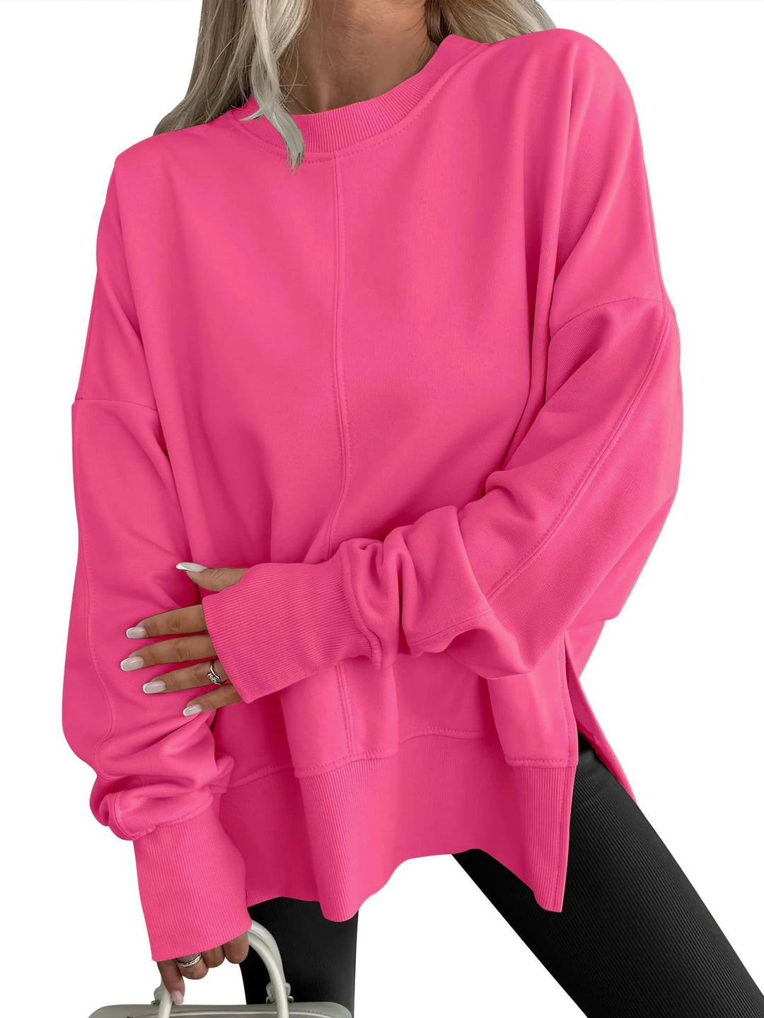 Gwen™  |  Oversized Long Sleeve Sweatshirt
