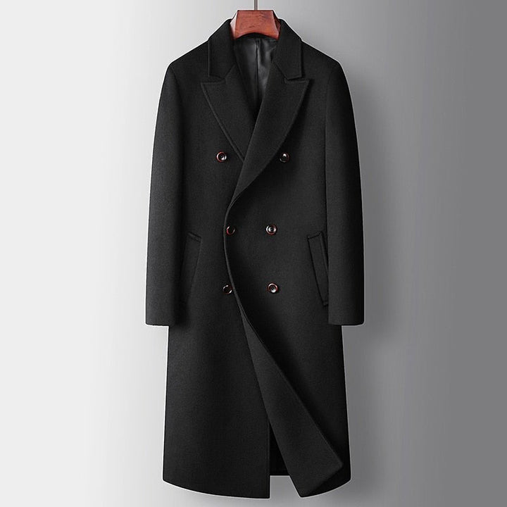 Clara Warmer and Stylish Double-Breasted Trench Coat, view 5 - Elena Harper