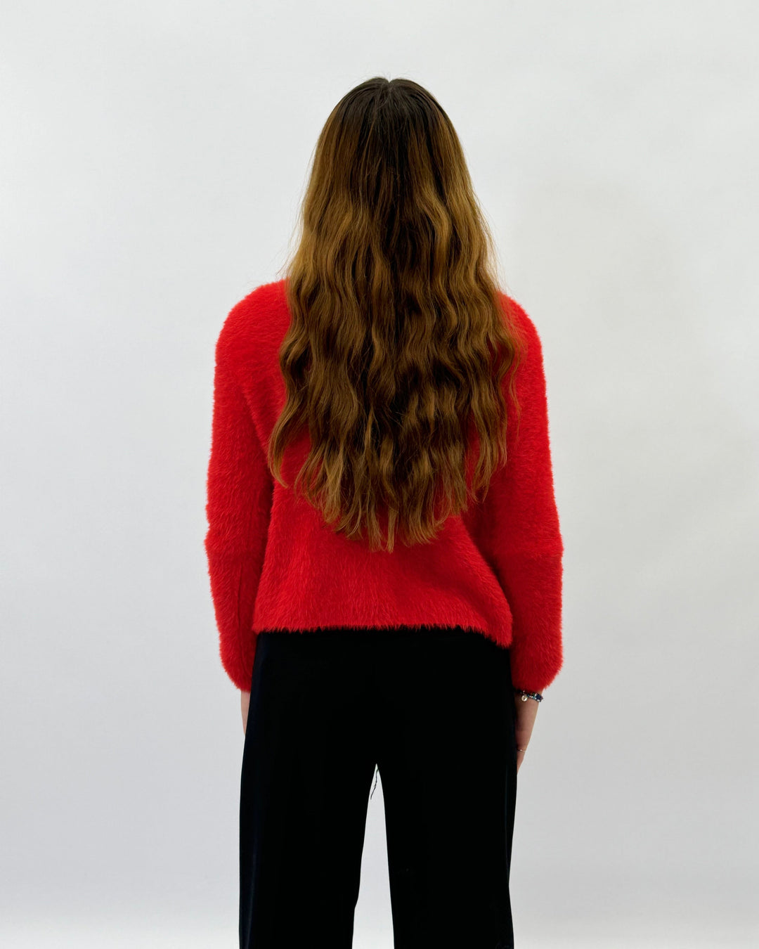Emma & Rose pin-closure knit pullover — women's knitwear