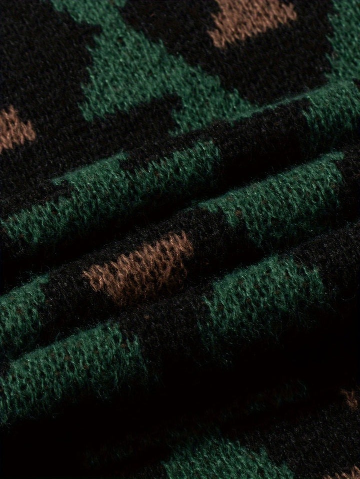Rhodes Heritage Pattern Sweater, view 7 - Elena Harper