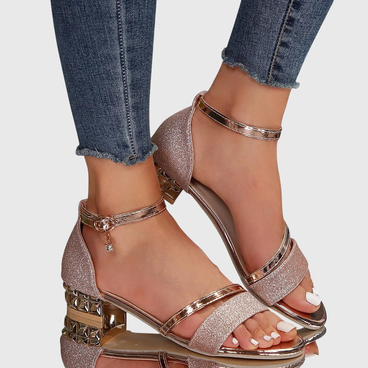 Alison Orthopedic Heeled Sandals, view 7 - Elena Harper