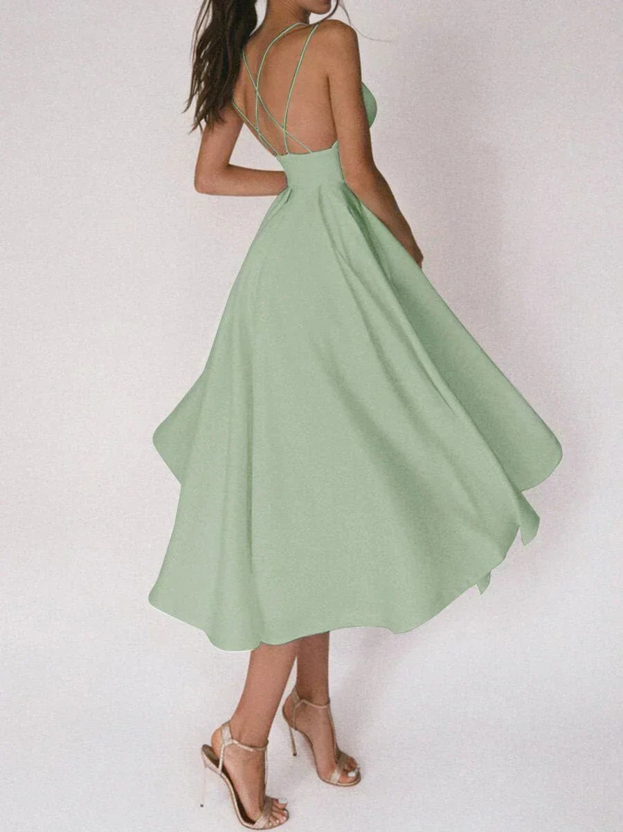 Elara Elegant Minimalist Dress, view 7 - Elena Harper