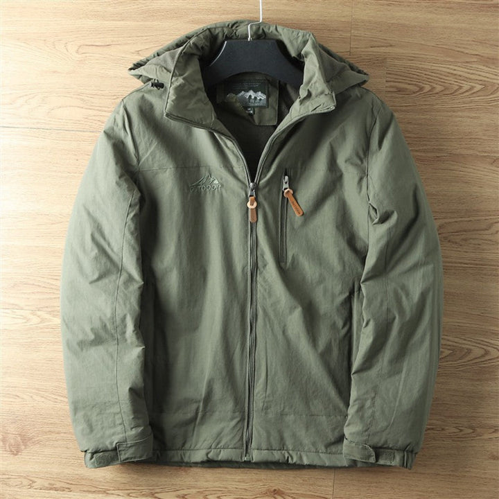 Men’s Water-resistant Breathable Outdoor Jacket with Hood