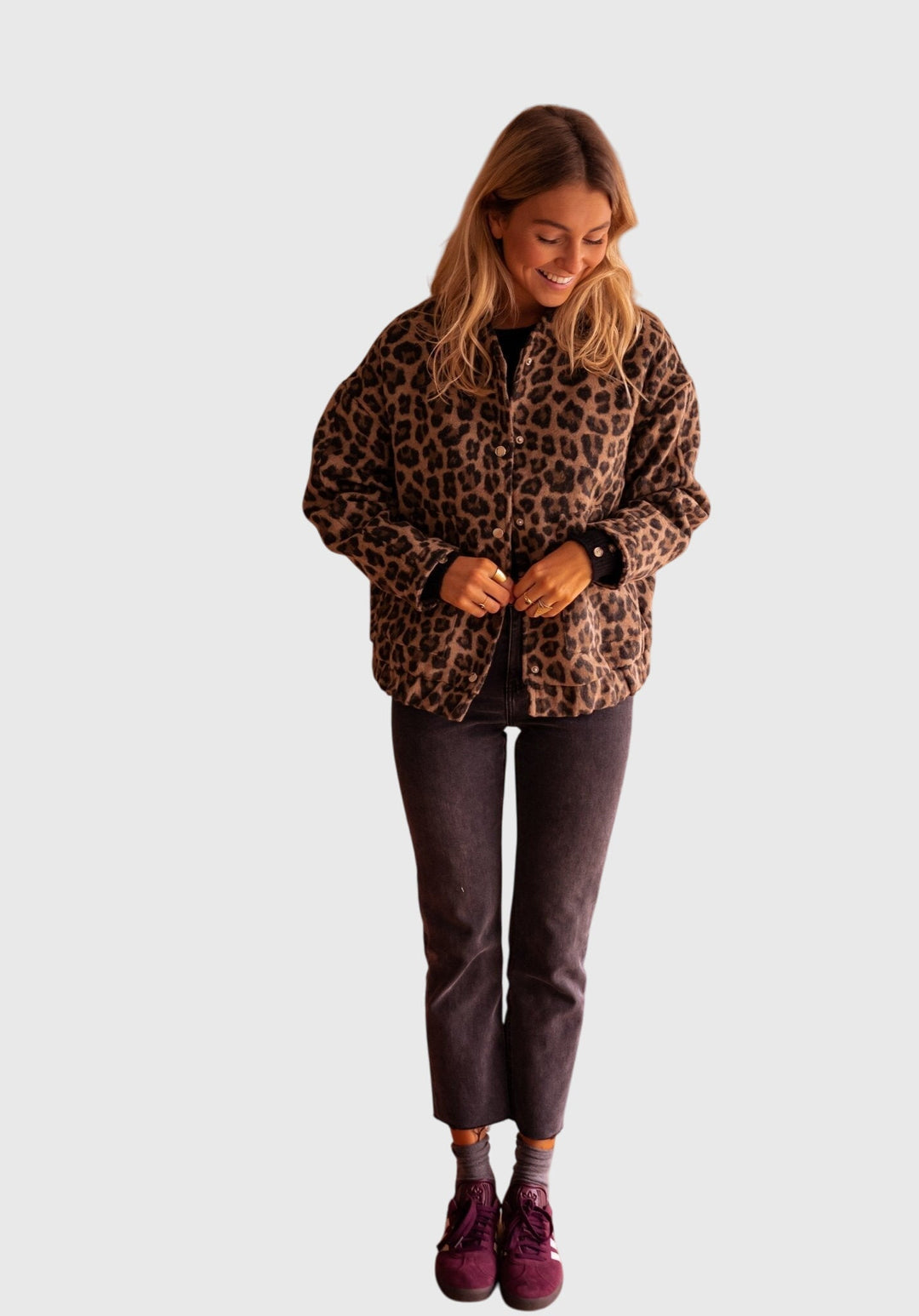 Elodie™  |  Stylish Leopard Print Jacket