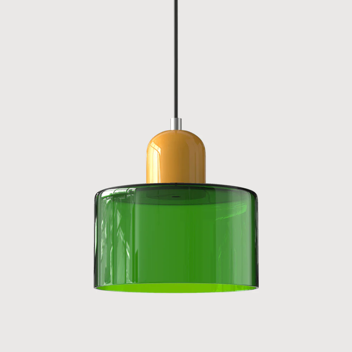 Retro Glass Pendant Lamp with Adjustable Cord