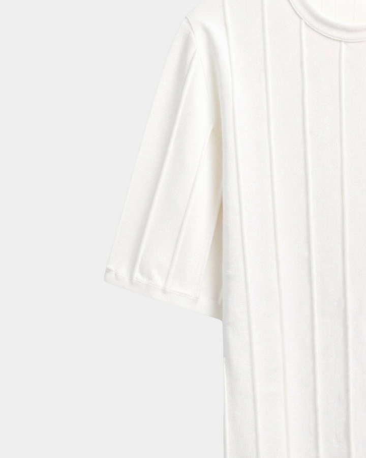 HARRINGTON OXFORD | RIBBED KNIT SHORT SLEEVE SHIRT FOR MEN
