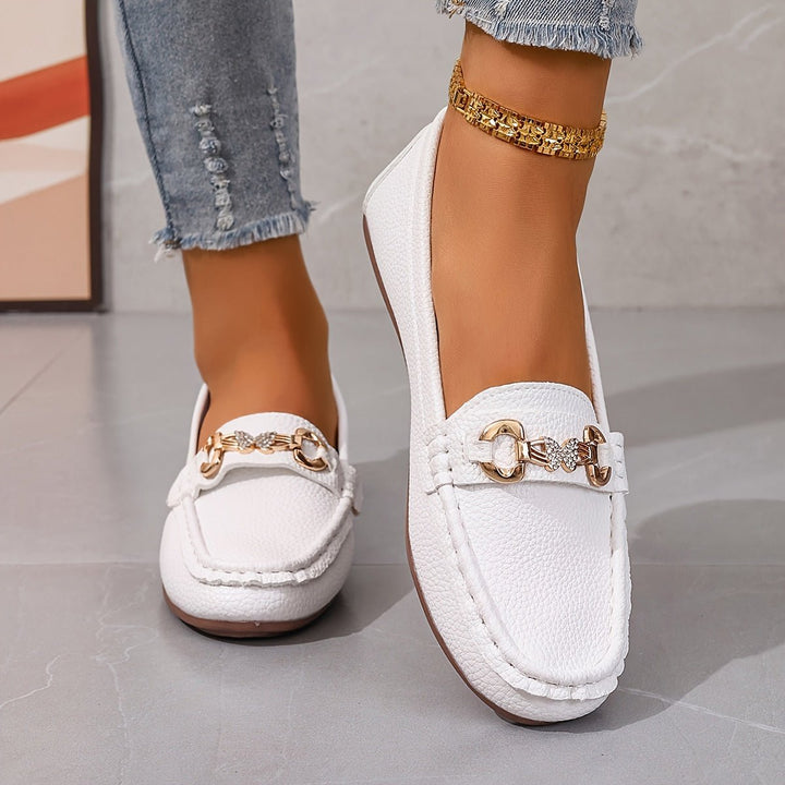 Sofia | Elegant Women's Loafers with Decorative Buckle