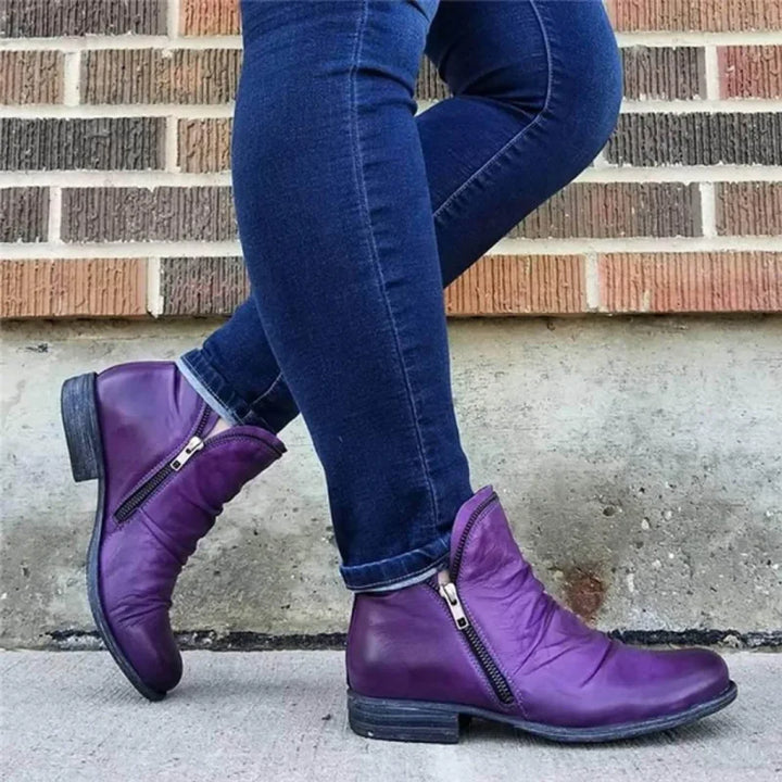 Lianella Orthopedic Ankle Boots with Zipper, view 8 - Elena Harper
