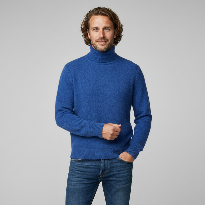 Kevin | Timeless and Comfortable Men's Wool Turtleneck Sweater