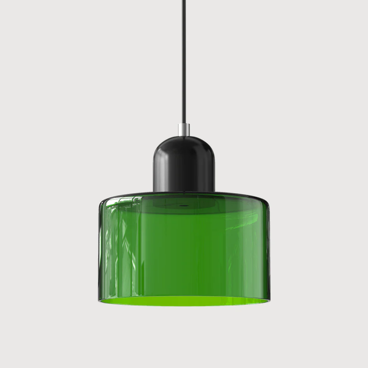 Retro Glass Pendant Lamp with Adjustable Cord