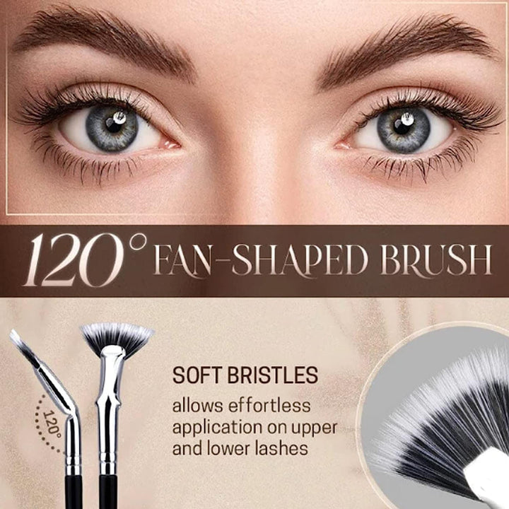 Präzise Eleganz | Faltbarer Winkel-Mascarabürste für makellose Wimpern