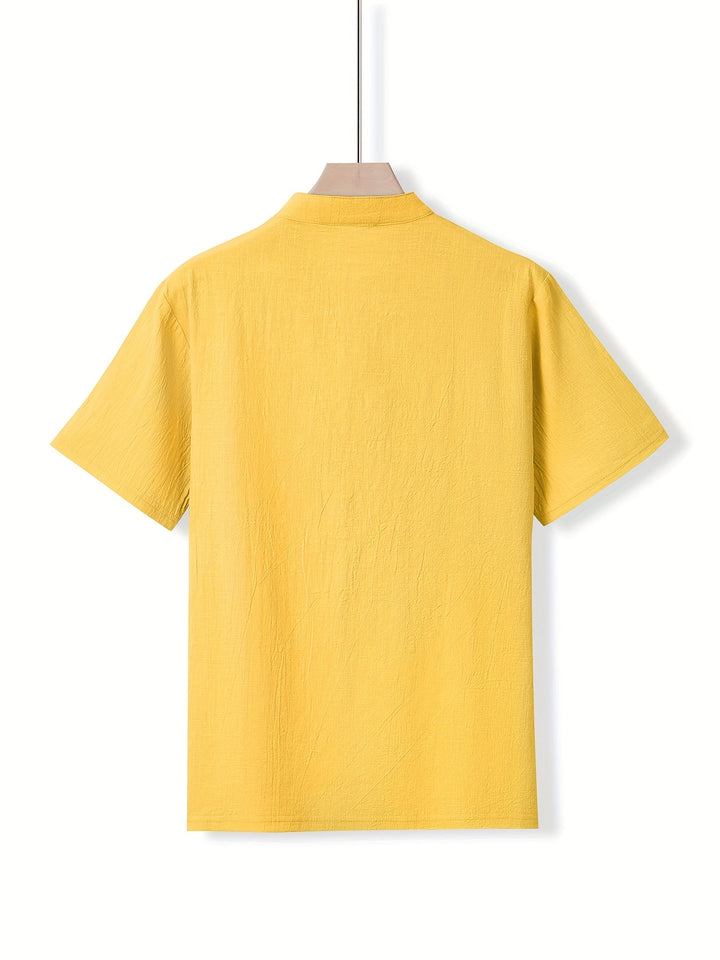 LAURENT MONACO | QIPAO COLLARED SHIRT FOR MEN