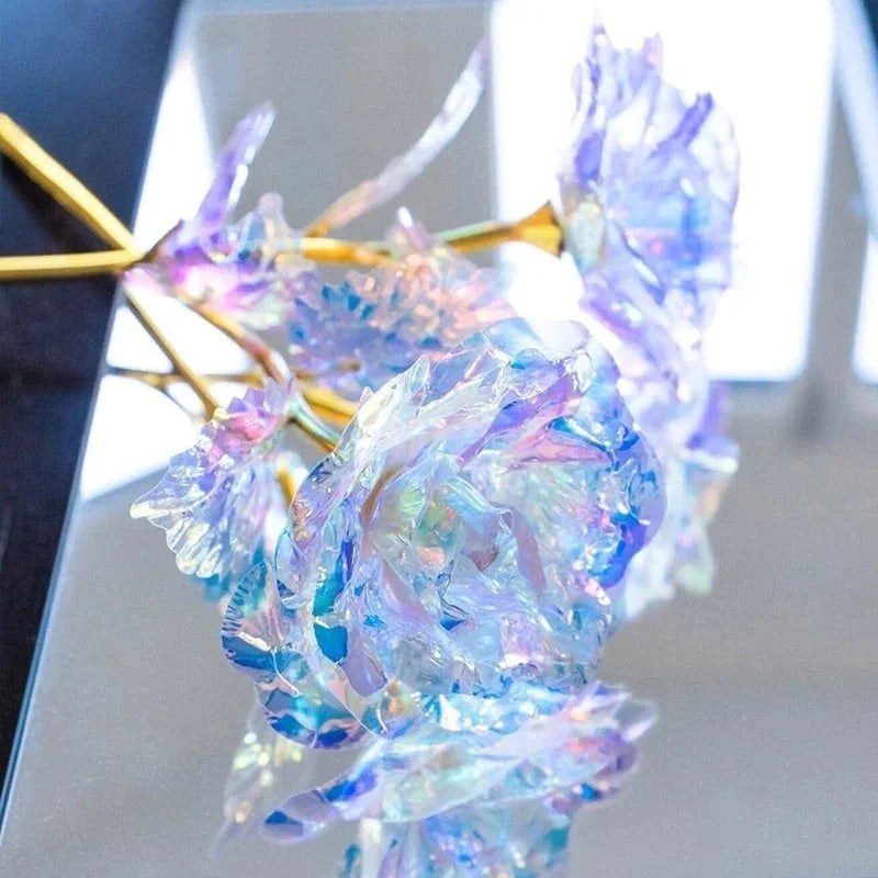 GlowPetal – Colorful Crystal Rose