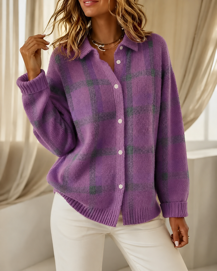 Tesa™ | Checked Knit Vest