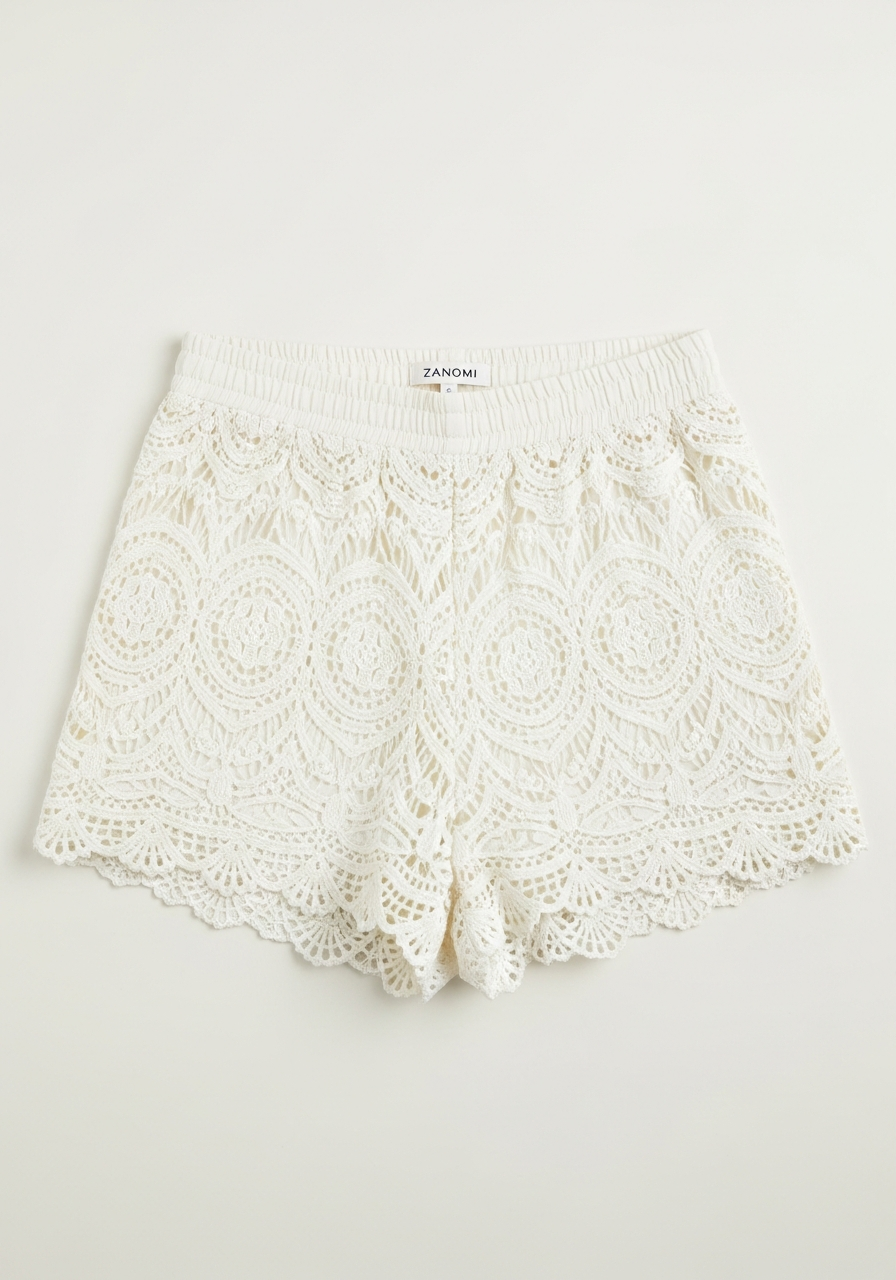 Lightweight Boho Beach Shorts for Women with Elastic Waistband